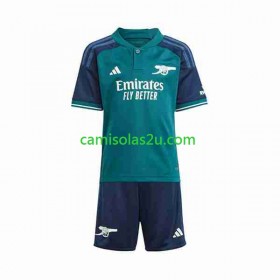 Camisolas de futebol Arsenal Criança Equipamento 3ª 2023/24 Manga Curta